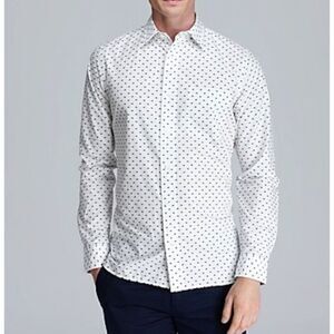 Jack Spade Tangram Bird Print Sport Shirt